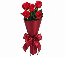 Букет 5 Красных роз Эдлесс Лав в Новосысоевке