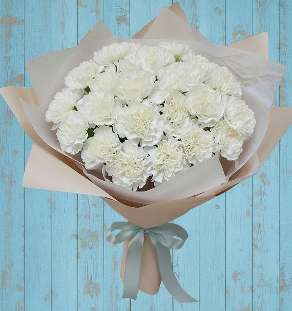 Букет цветов из: Гвоздики в Новосысоевке