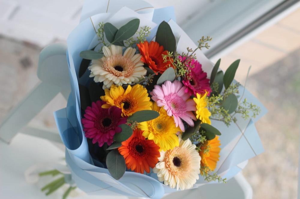 Букет цветов из: Герберы в Новосысоевке