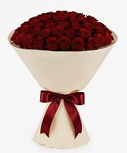Букет 101 Бордовая роза Блэк Бакарра в Новосысоевке
