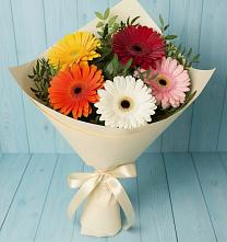 Букет цветов из:  Герберы в Новосысоевке
