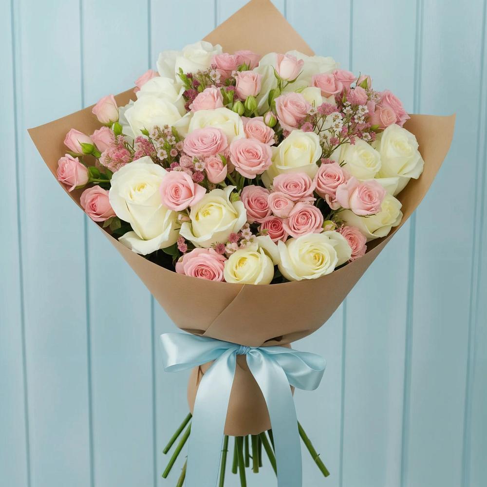 Букет цветов из: Розы в Новосысоевке
