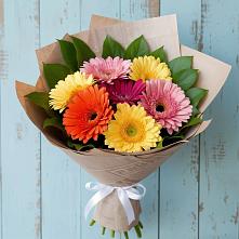 Букет цветов из:  Герберы #REPLACE_PRED# Новосысоевке