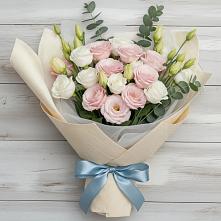 Букет цветов из:  Лизиантусы #REPLACE_PRED# Новосысоевке