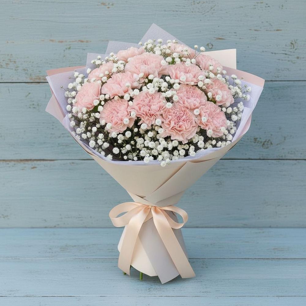 Букет цветов из: Гвоздики в Новосысоевке