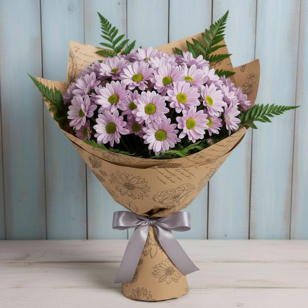 Букет цветов из: Хризантемы в Новосысоевке