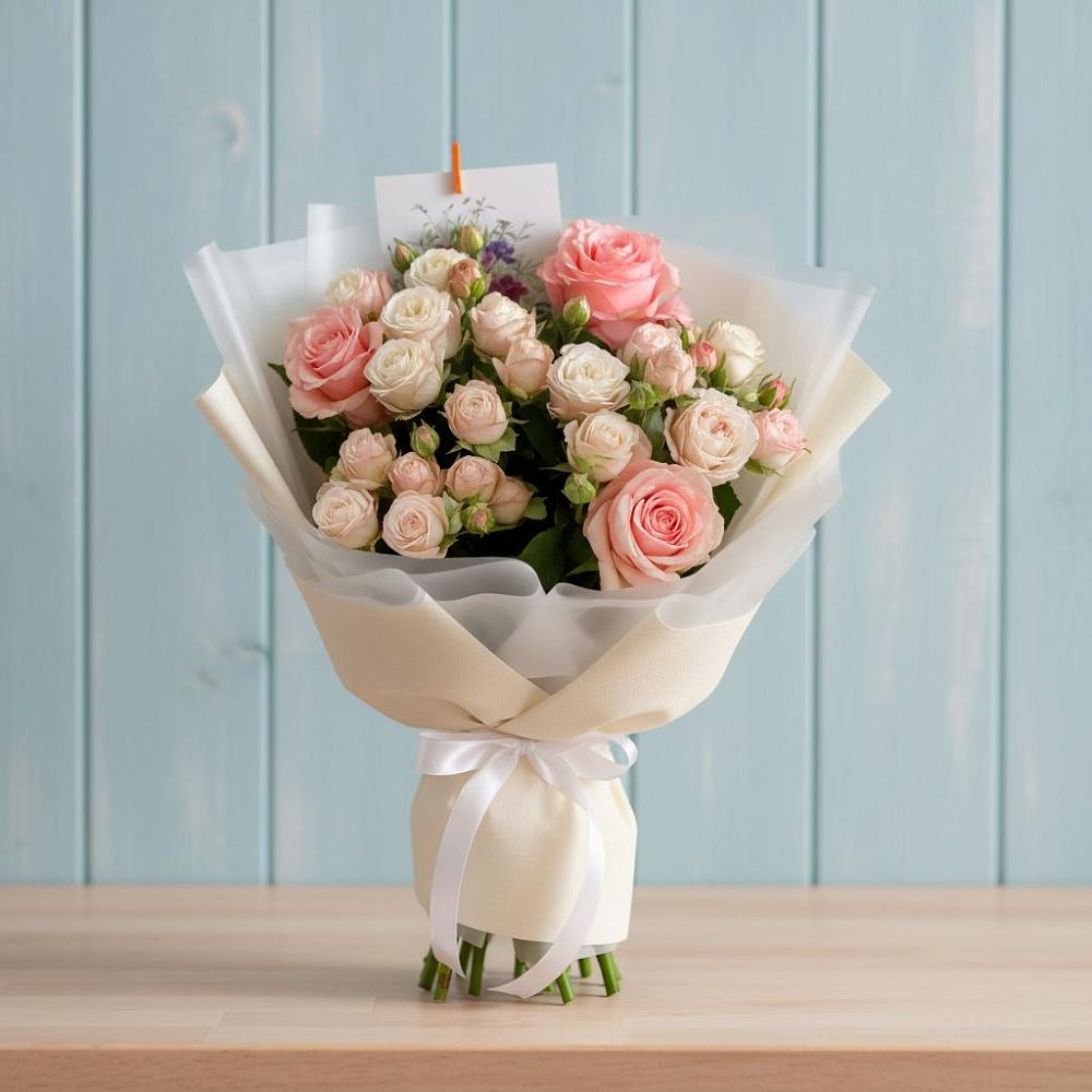 Букет цветов из: Розы в Новосысоевке