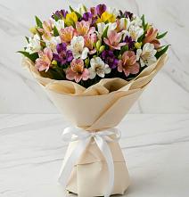 Букет цветов из:  Альстромерии в Новосысоевке