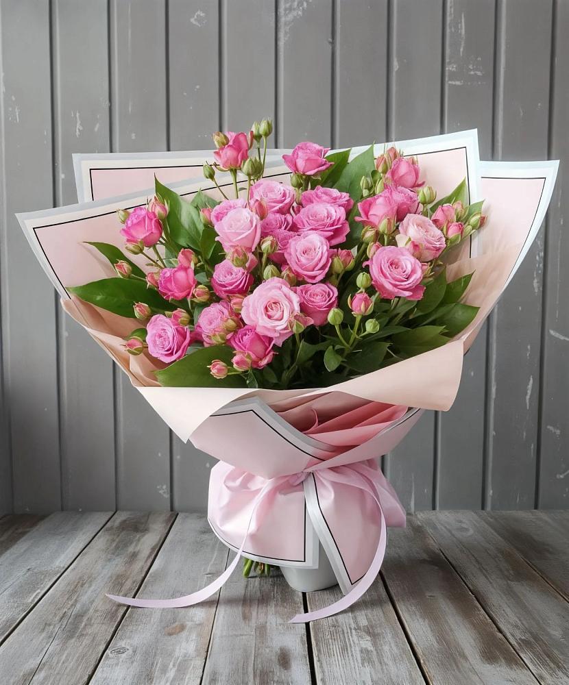 Букет Розовый кустик в Новосысоевке