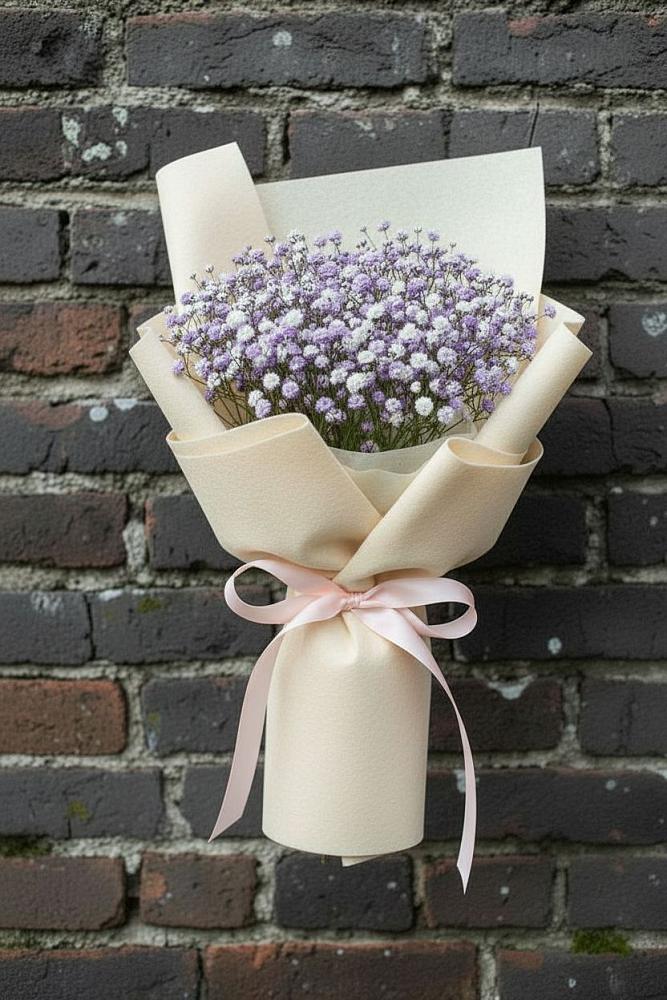 Букет цветов из: Гипсофила в Новосысоевке