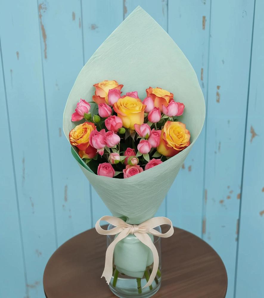 Букет цветов из: Розы в Новосысоевке