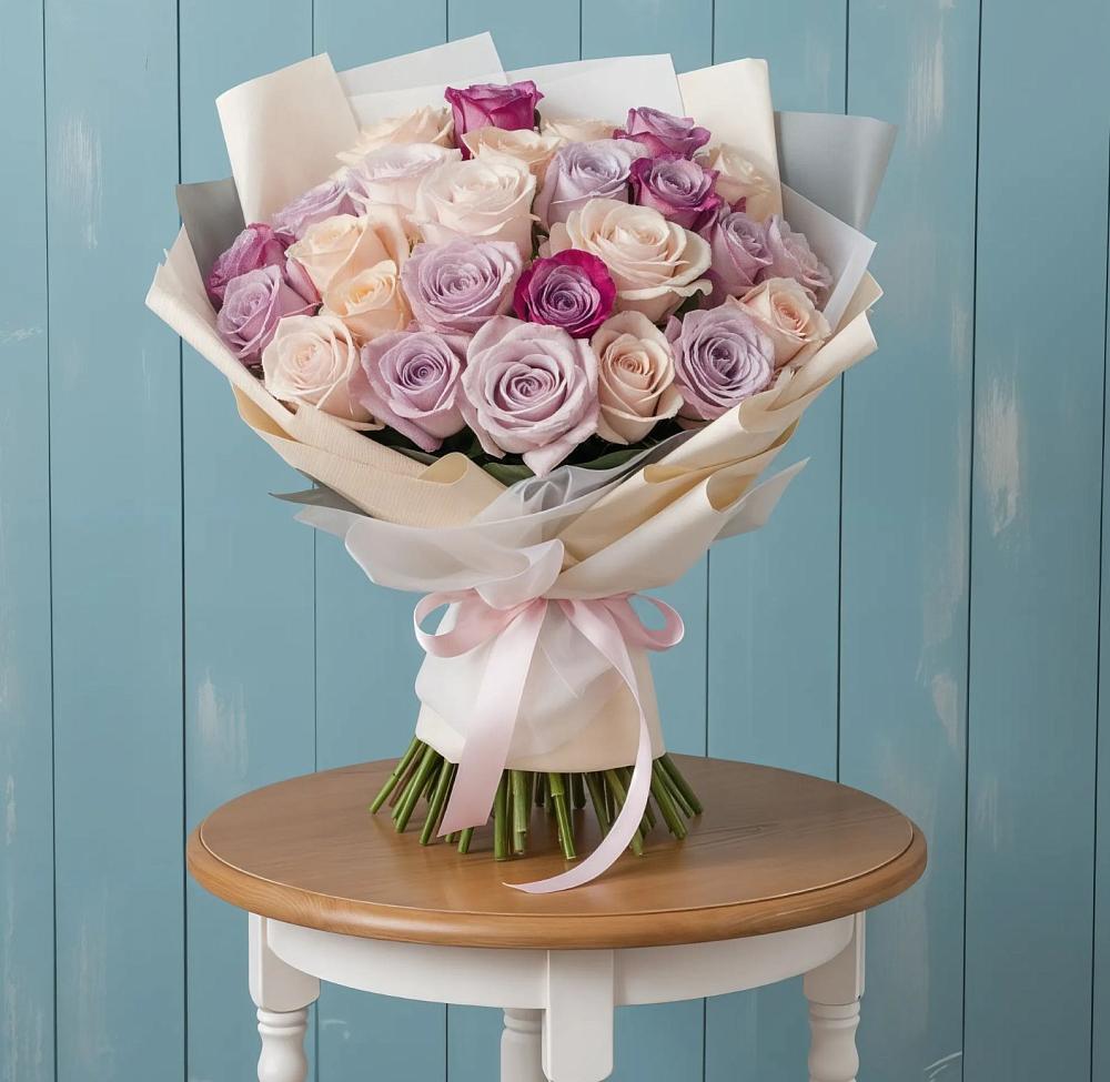 Букет цветов из: Розы в Новосысоевке