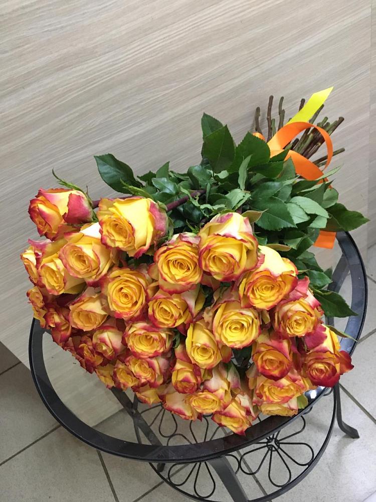 Букет Желтые розы в Новосысоевке