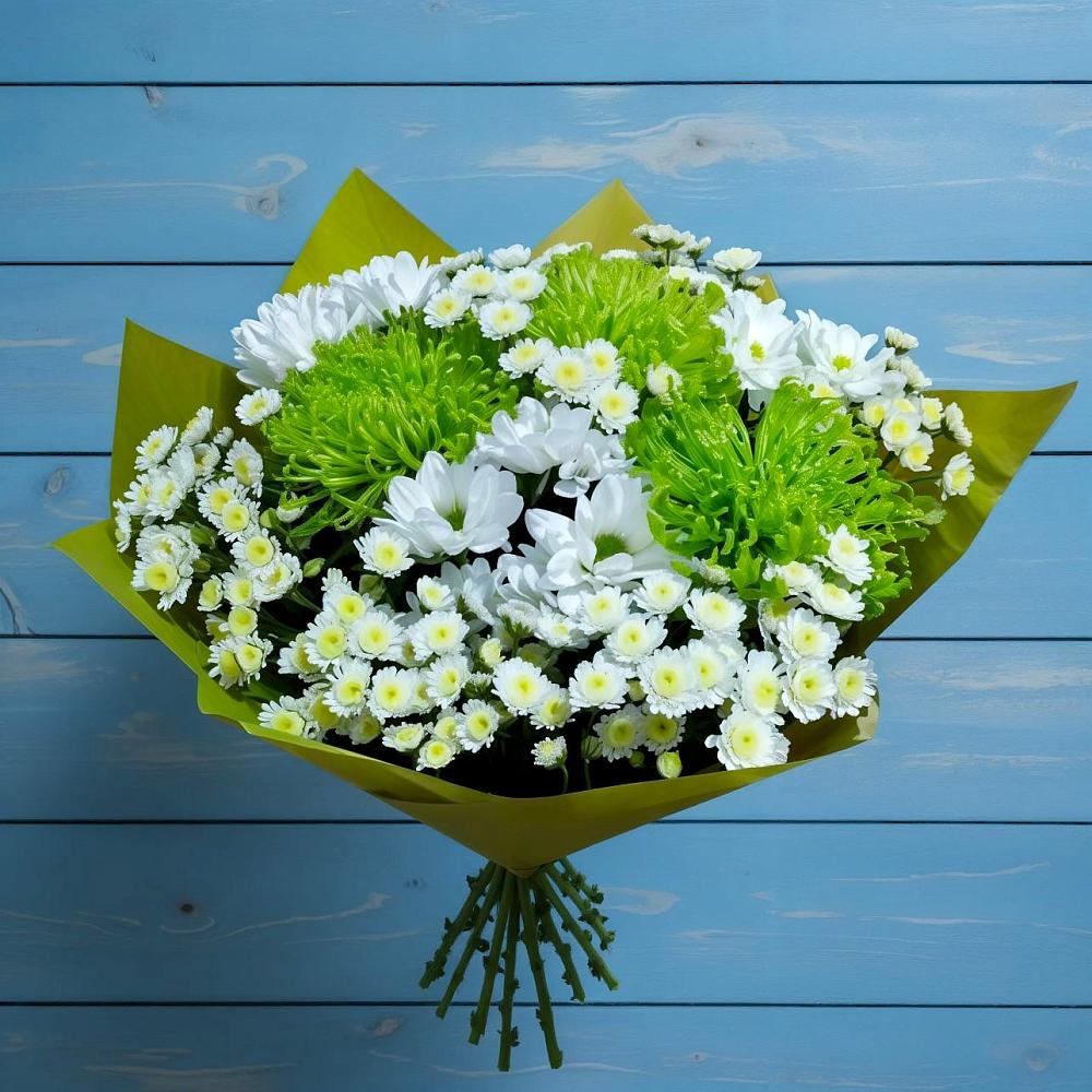 Букет цветов из: Хризантемы в Новосысоевке
