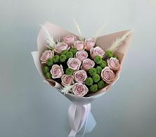 Букет цветов из:  Розы и Хризантемы в Новосысоевке