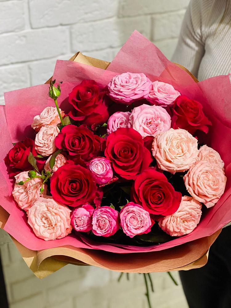 Букет цветов из: Розы в Новосысоевке