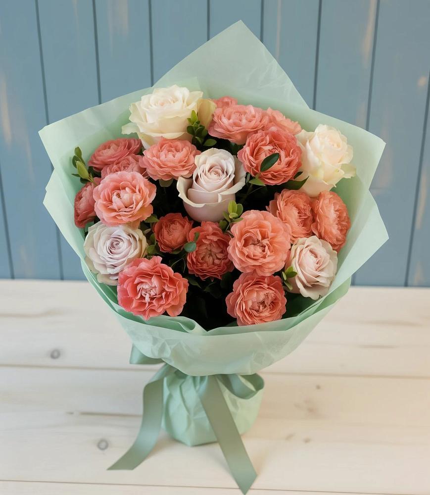 Букет цветов из: Розы в Новосысоевке