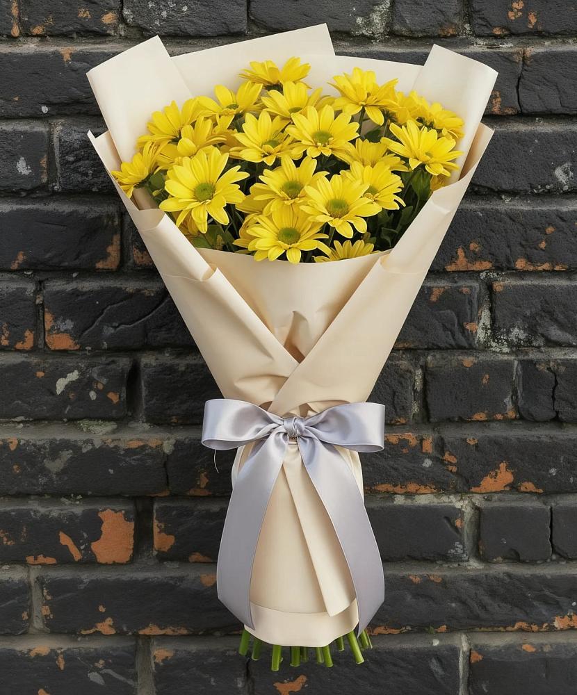 Букет цветов из: Хризантемы в Новосысоевке