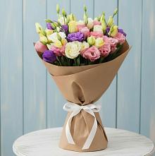 Букет цветов из:  Лизиантусы в Новосысоевке