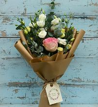 Букет цветов из:  Розы и Лизиантусы #REPLACE_PRED# Новосысоевке